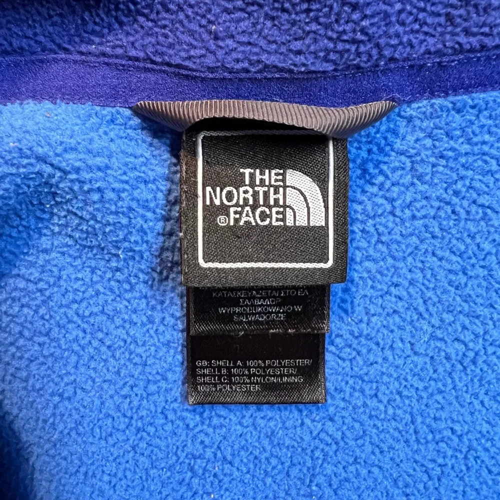 NORTH FACE 2 Tone BLUE Fleece JACKET Men